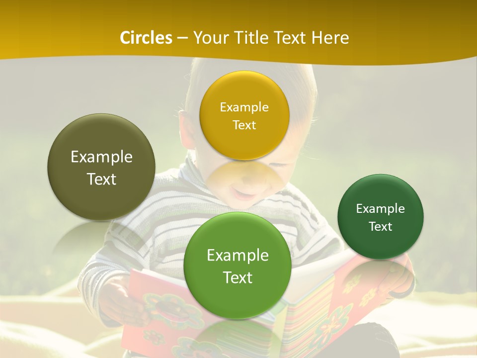 Cute Education Kid PowerPoint Template