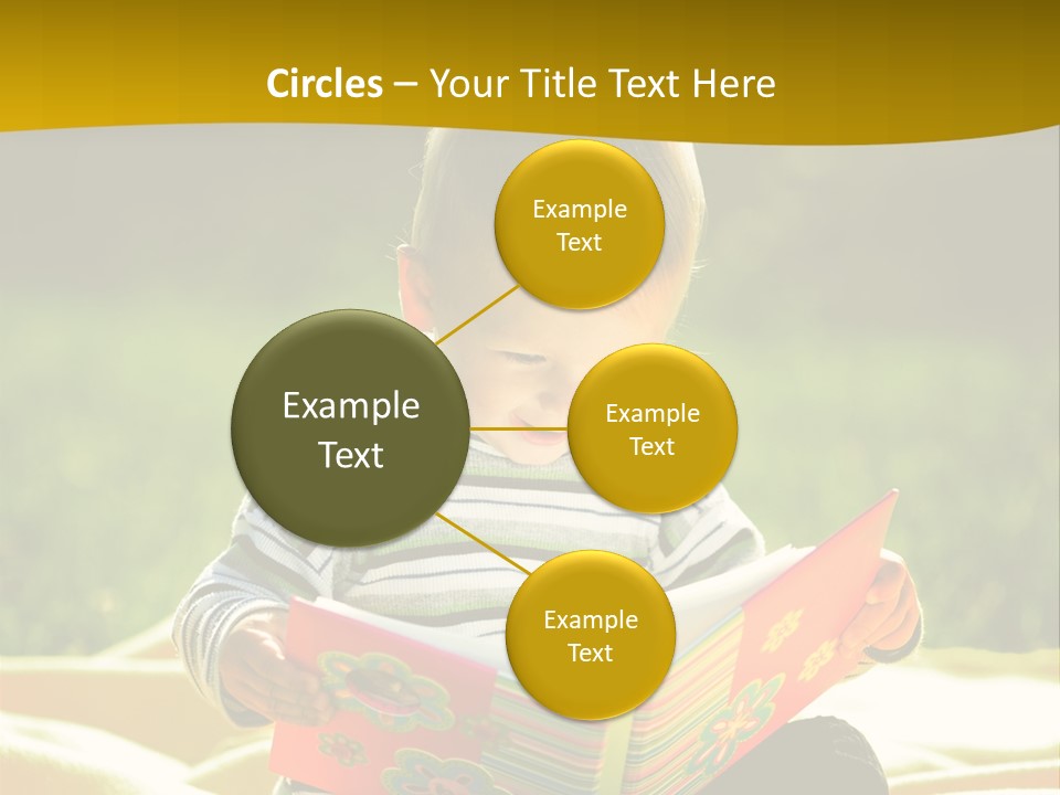 Cute Education Kid PowerPoint Template