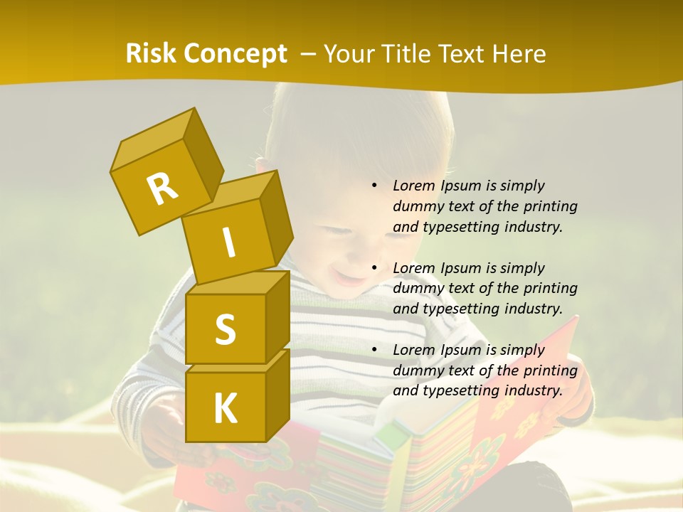 Cute Education Kid PowerPoint Template