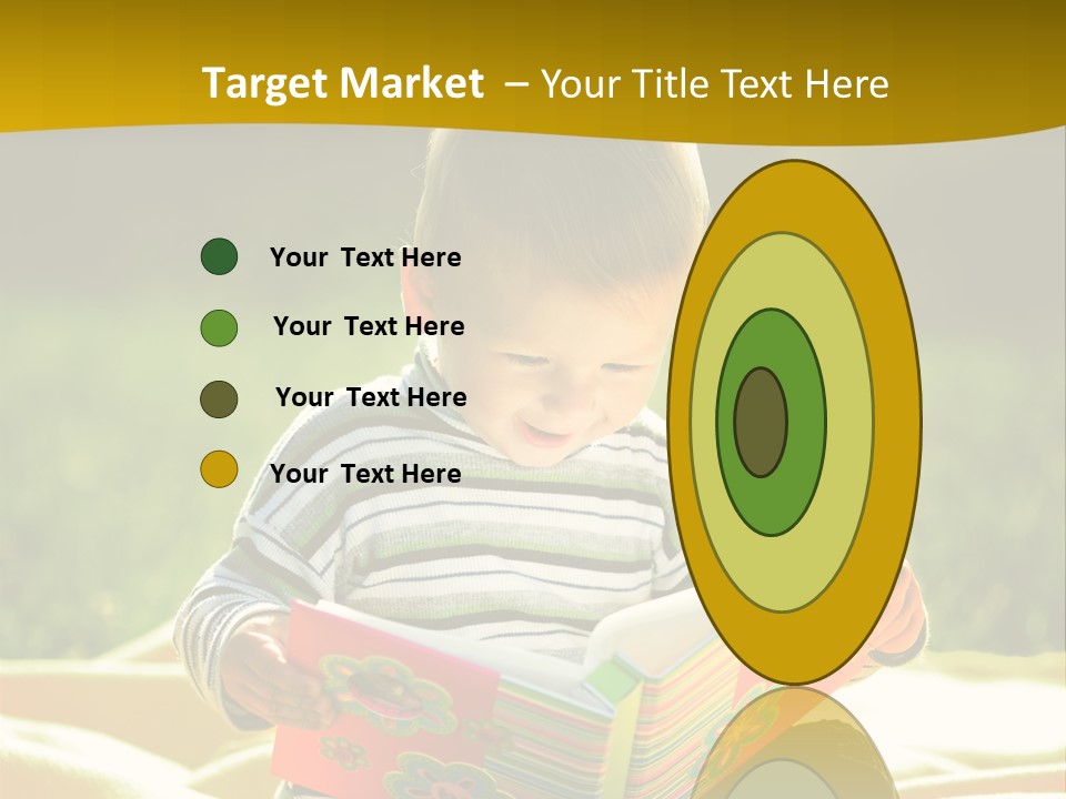 Cute Education Kid PowerPoint Template