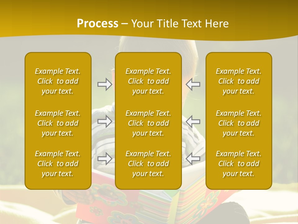 Cute Education Kid PowerPoint Template