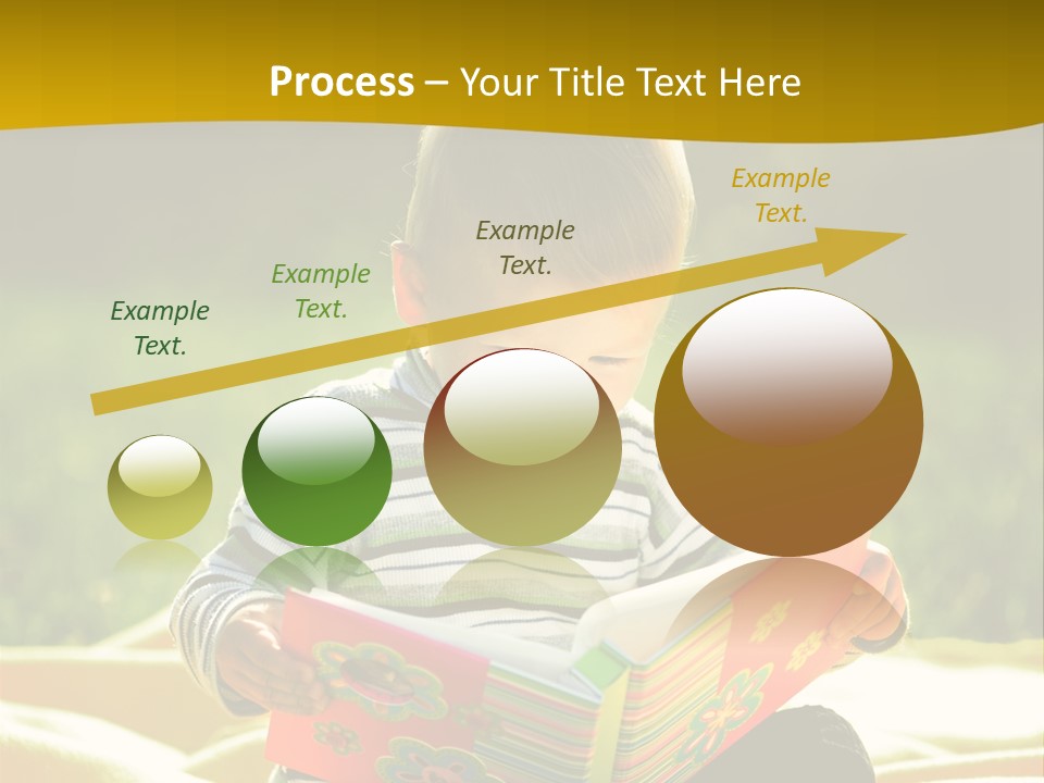 Cute Education Kid PowerPoint Template