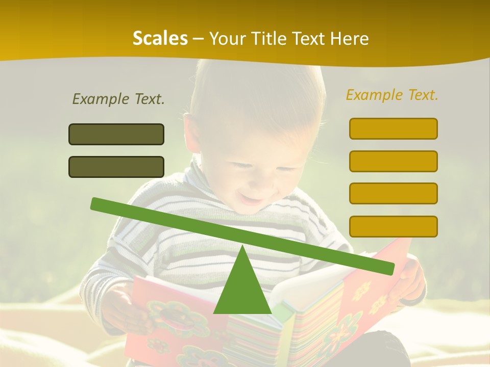 Cute Education Kid PowerPoint Template