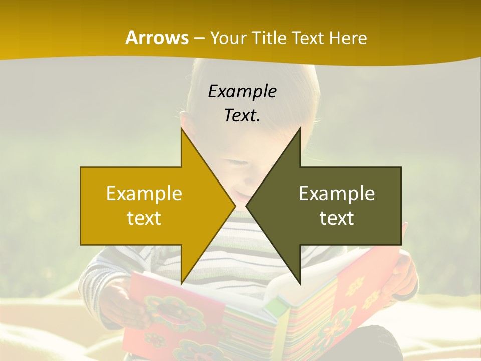 Cute Education Kid PowerPoint Template