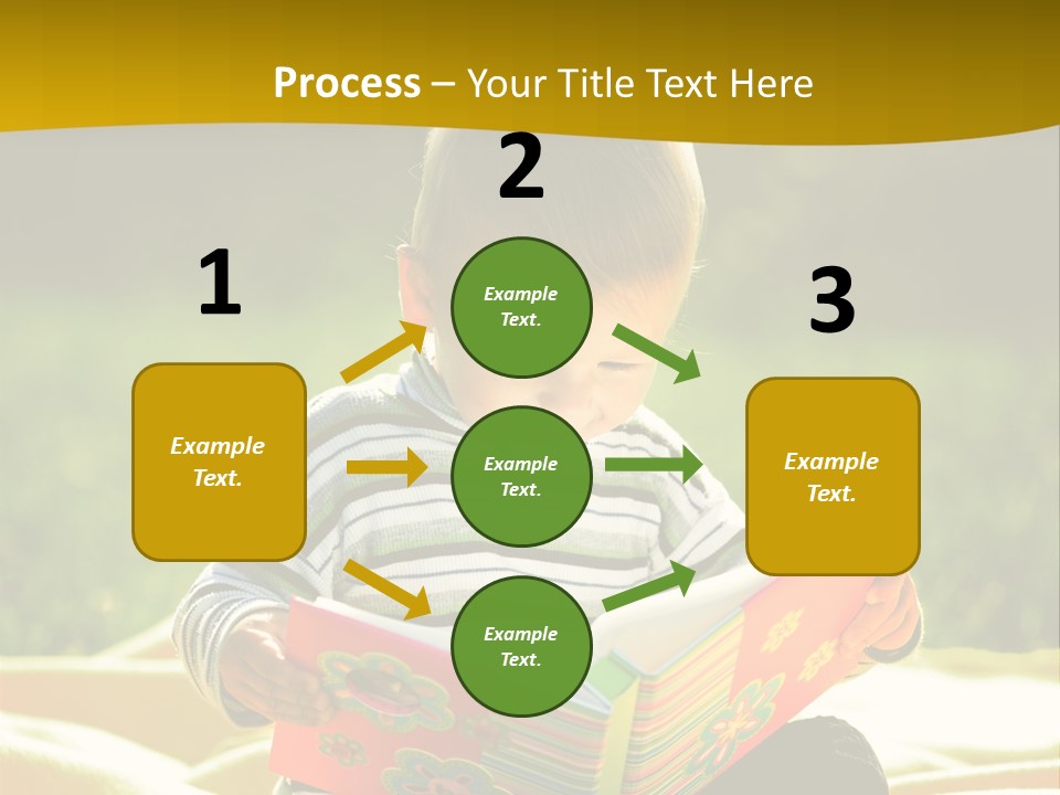 Cute Education Kid PowerPoint Template