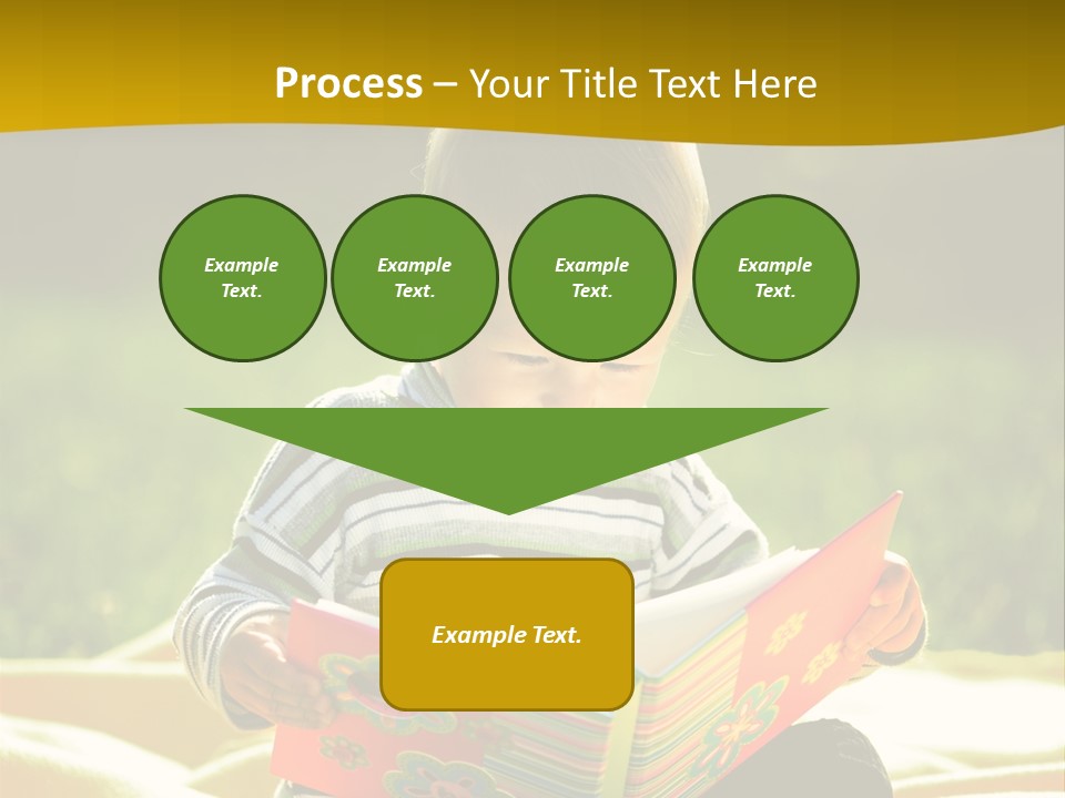 Cute Education Kid PowerPoint Template