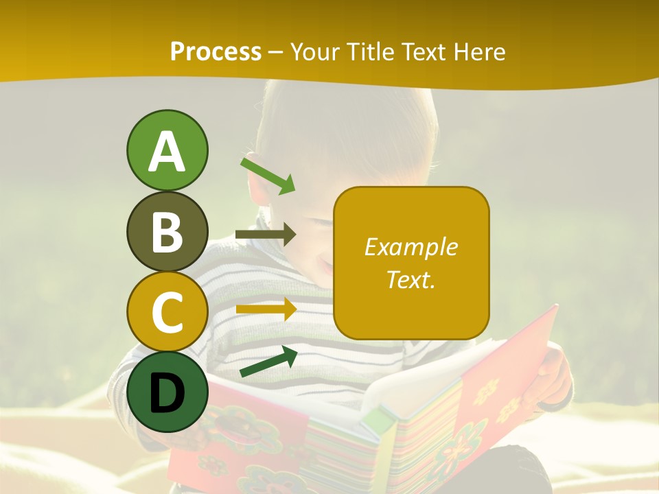 Cute Education Kid PowerPoint Template