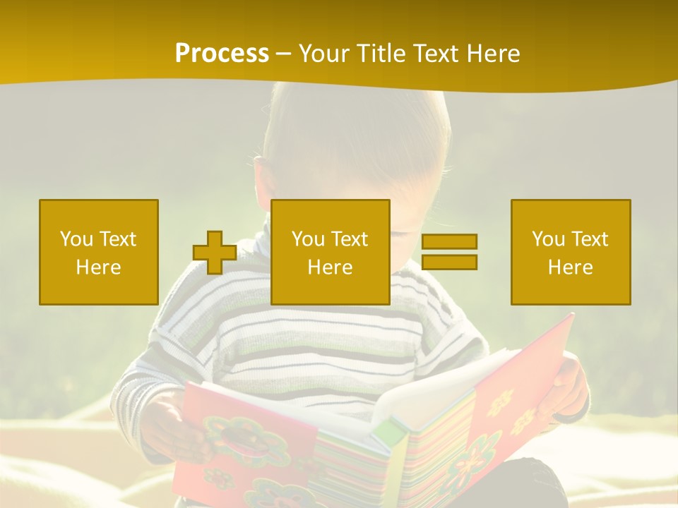 Cute Education Kid PowerPoint Template