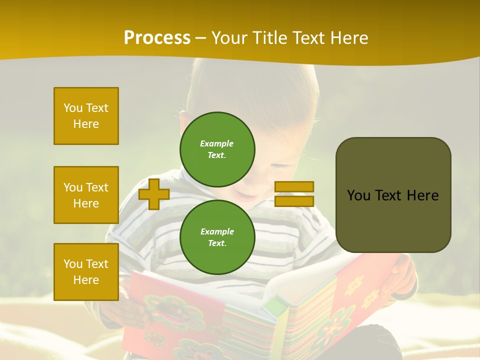 Cute Education Kid PowerPoint Template