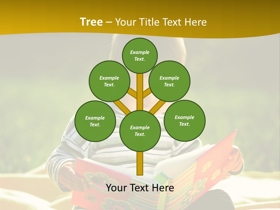 Cute Education Kid PowerPoint Template