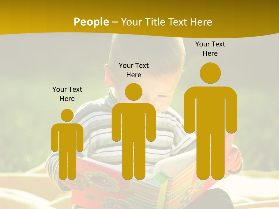 Cute Education Kid PowerPoint Template