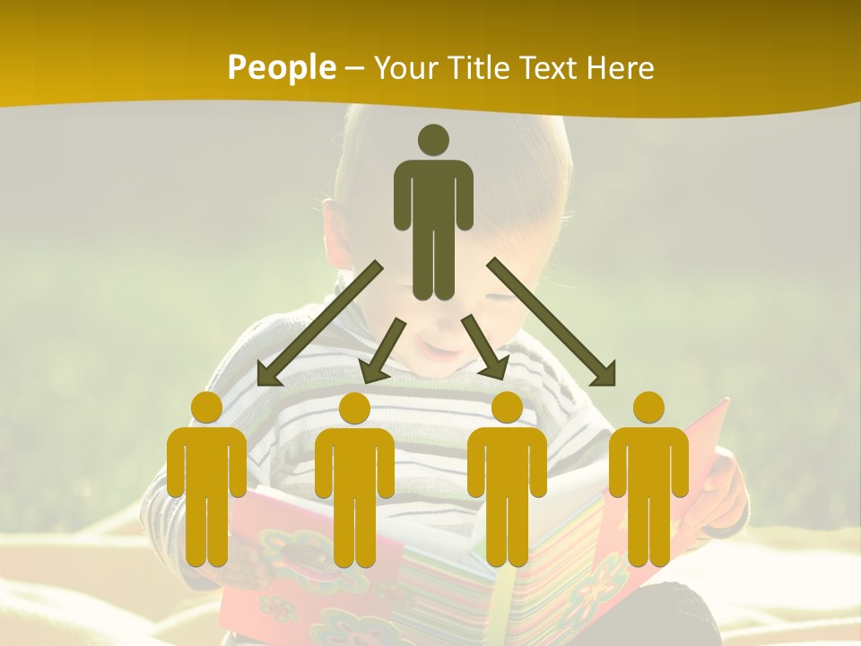 Cute Education Kid PowerPoint Template