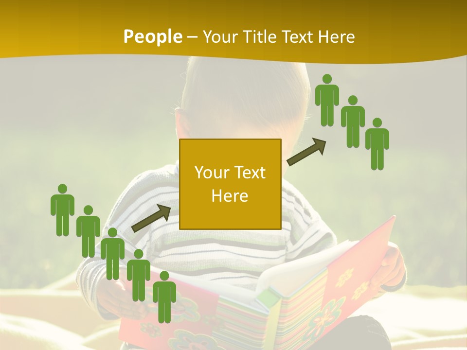 Cute Education Kid PowerPoint Template