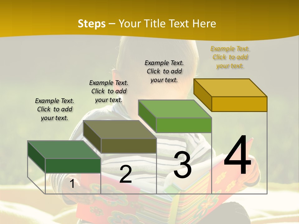 Cute Education Kid PowerPoint Template