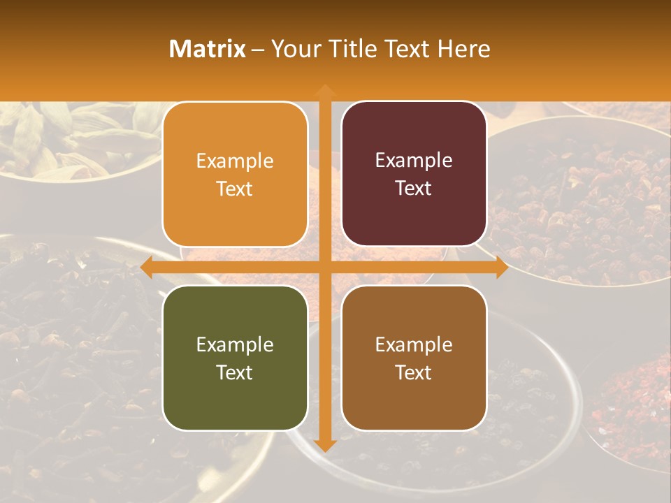 Spice Brass Copper PowerPoint Template