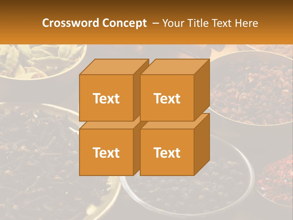 Spice Brass Copper PowerPoint Template