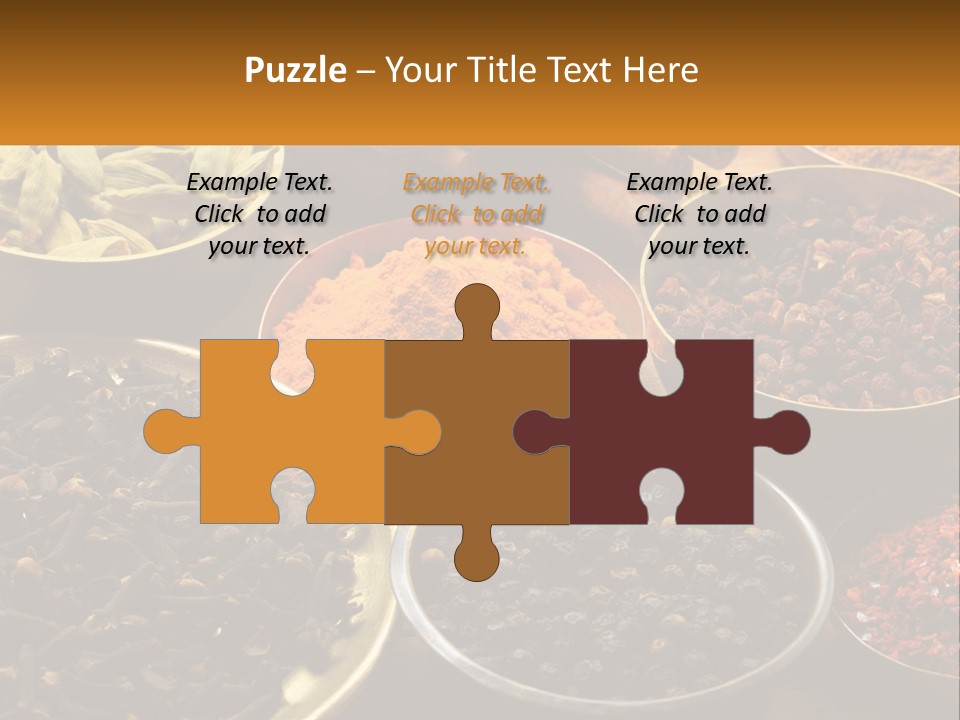 Spice Brass Copper PowerPoint Template
