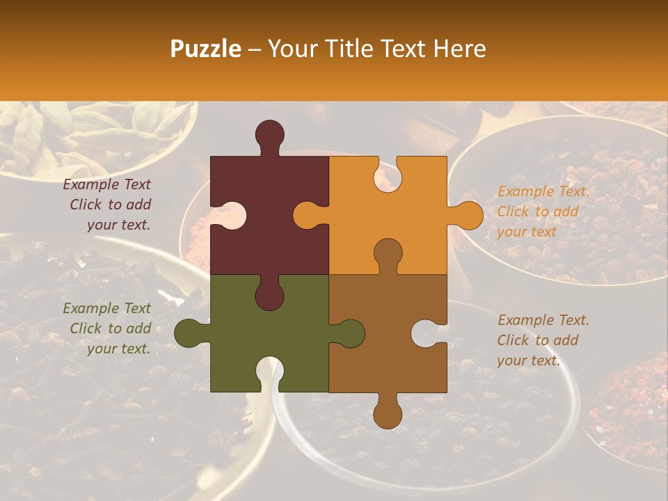 Spice Brass Copper PowerPoint Template