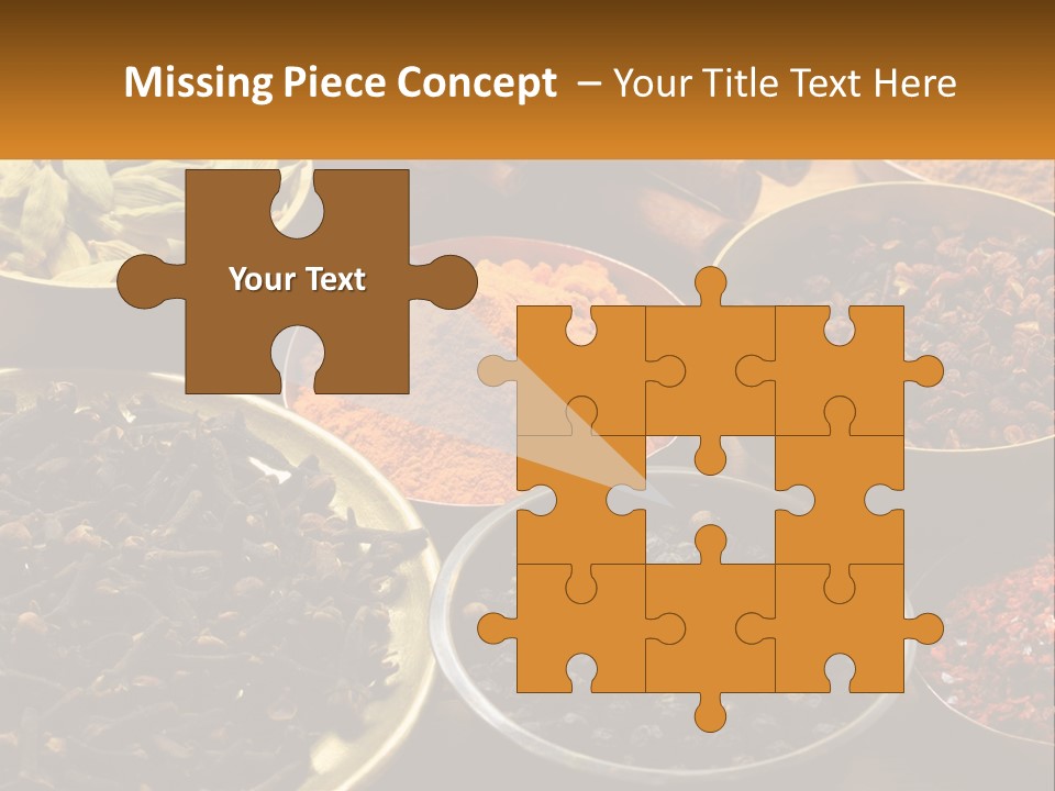 Spice Brass Copper PowerPoint Template