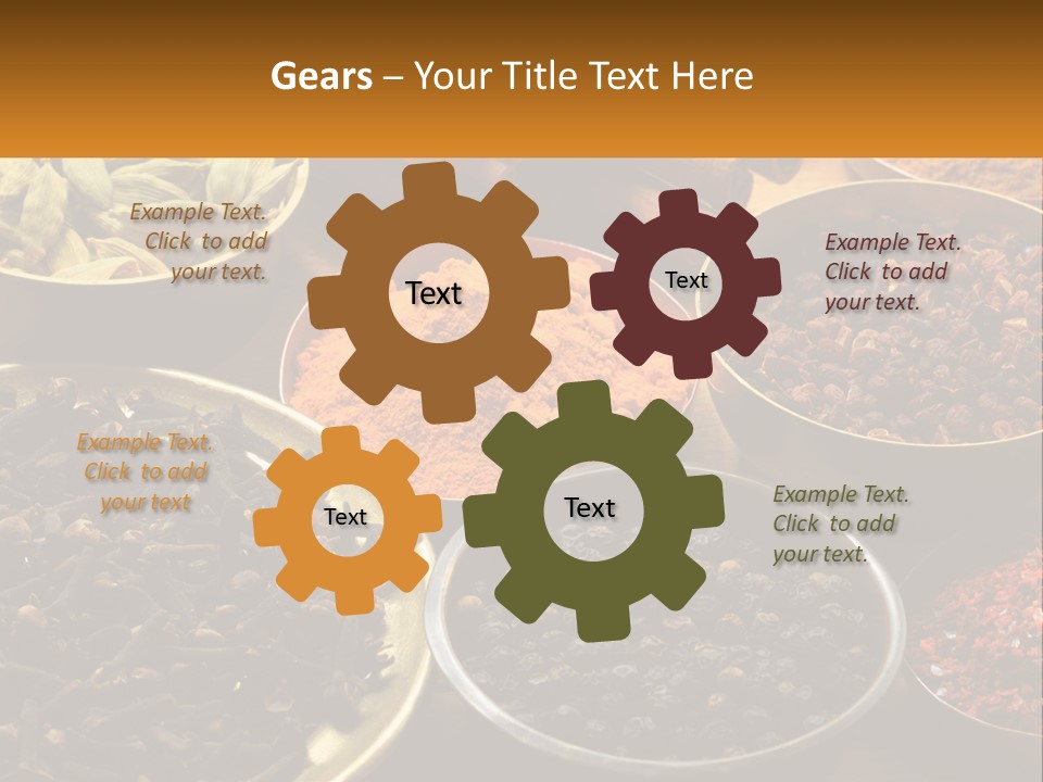 Spice Brass Copper PowerPoint Template