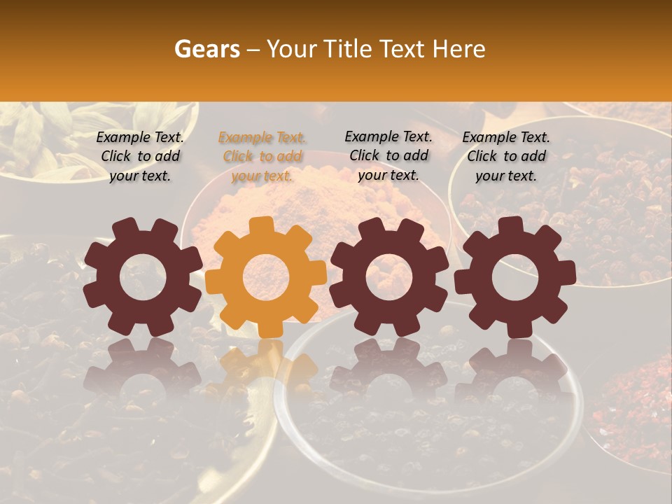 Spice Brass Copper PowerPoint Template