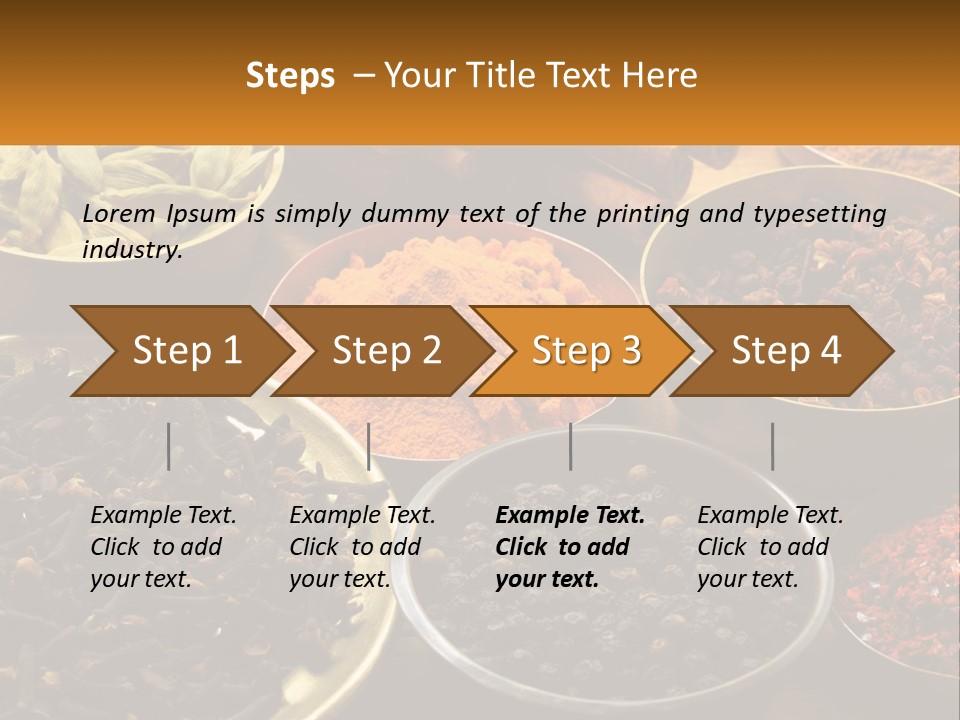 Spice Brass Copper PowerPoint Template