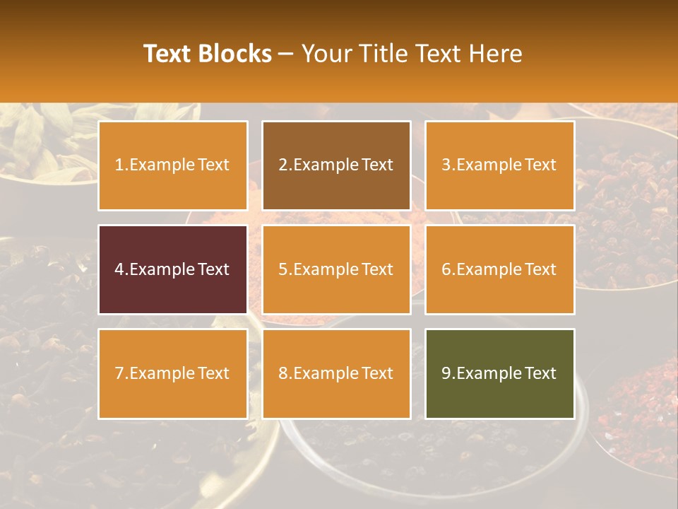 Spice Brass Copper PowerPoint Template