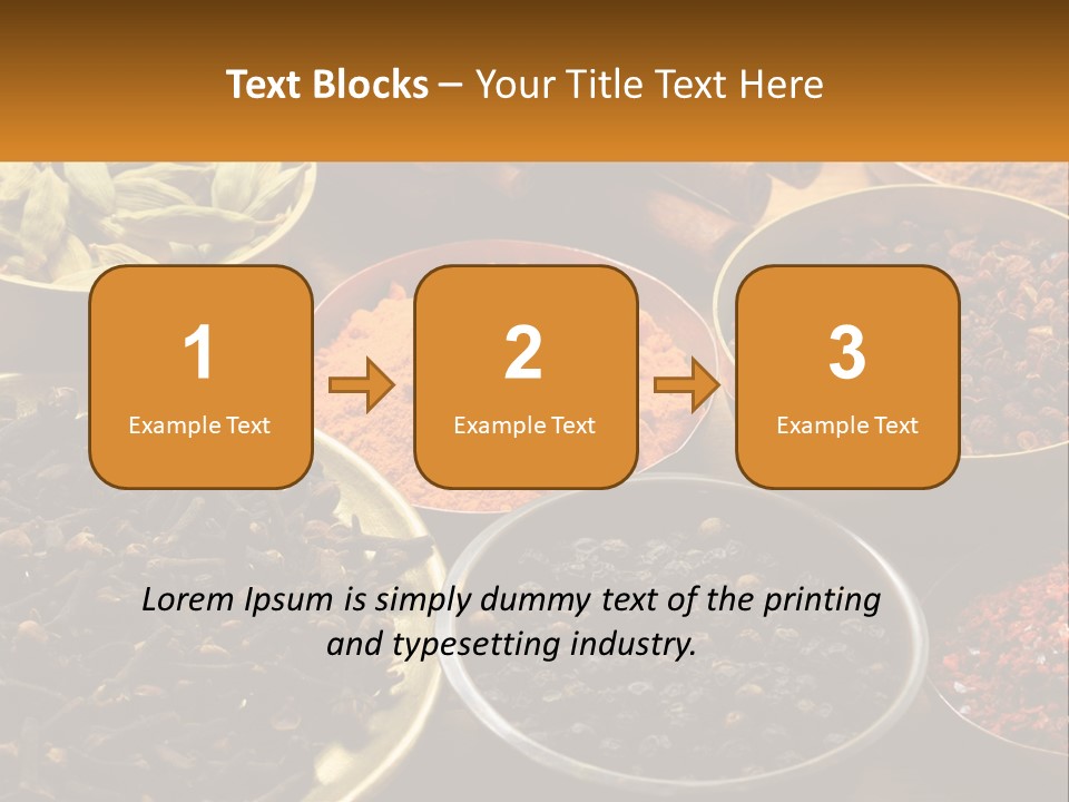 Spice Brass Copper PowerPoint Template