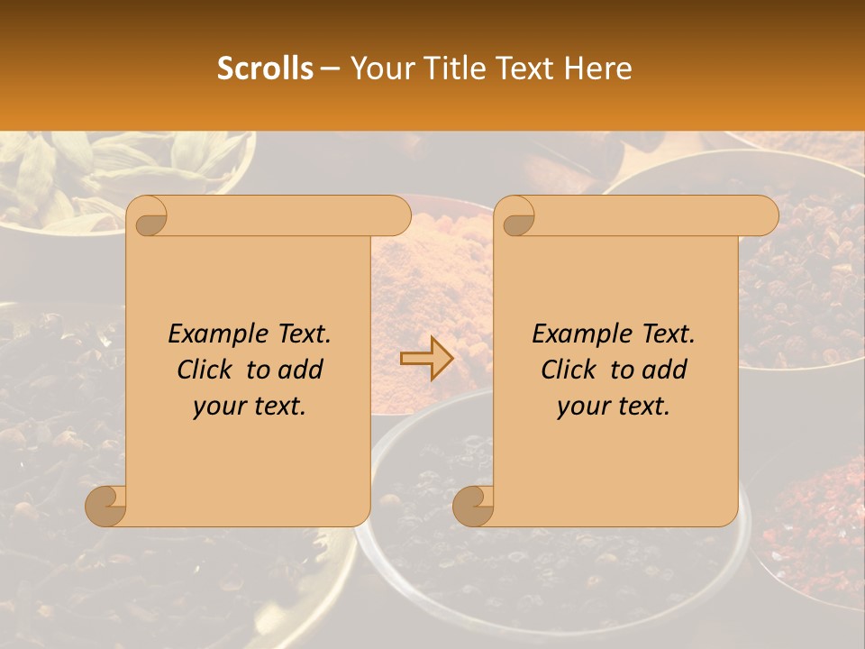 Spice Brass Copper PowerPoint Template
