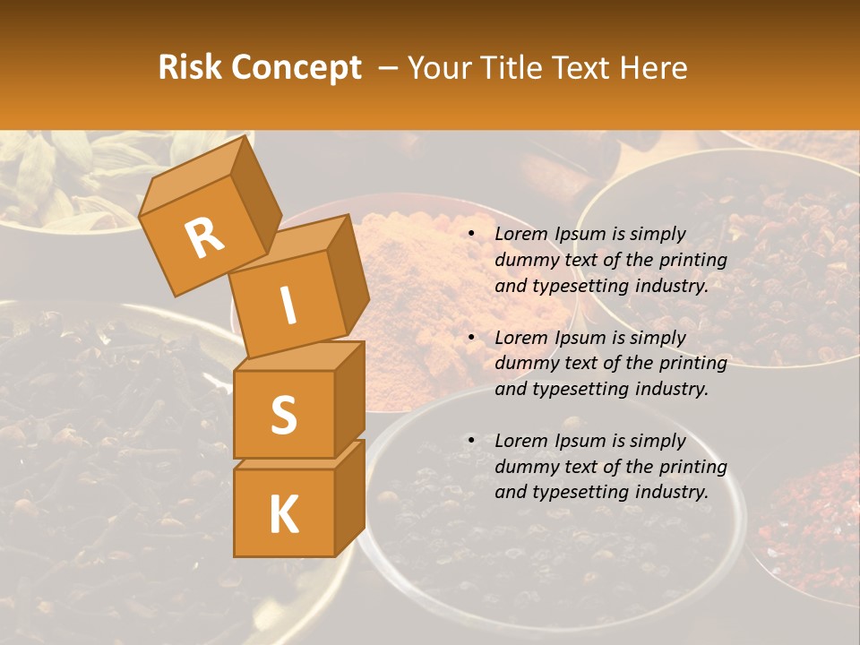 Spice Brass Copper PowerPoint Template