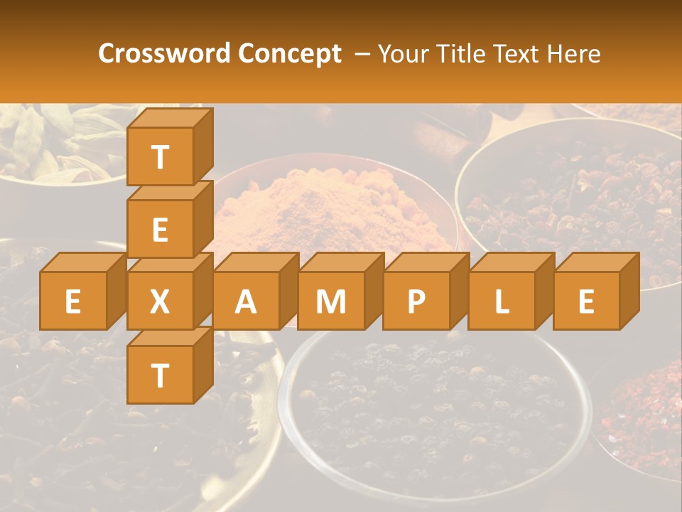 Spice Brass Copper PowerPoint Template