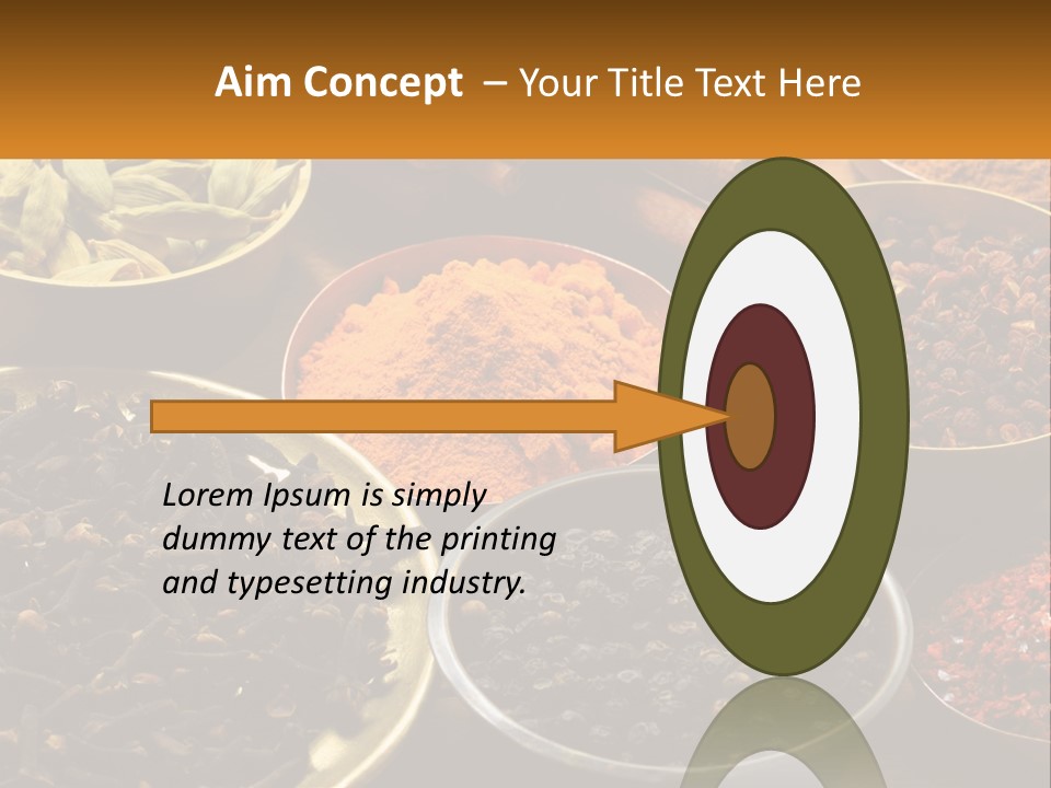 Spice Brass Copper PowerPoint Template