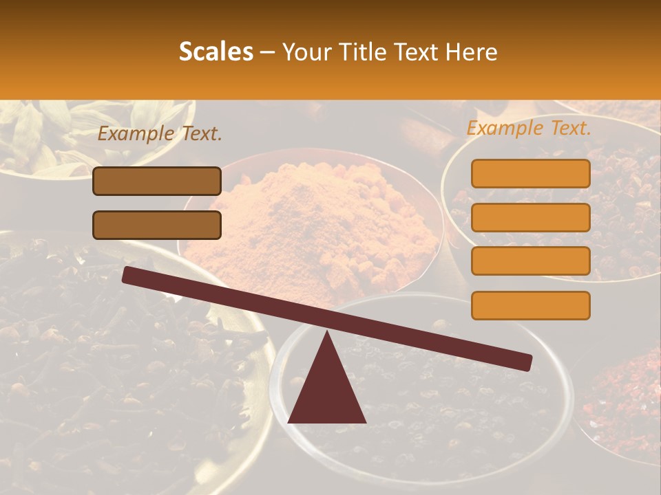 Spice Brass Copper PowerPoint Template