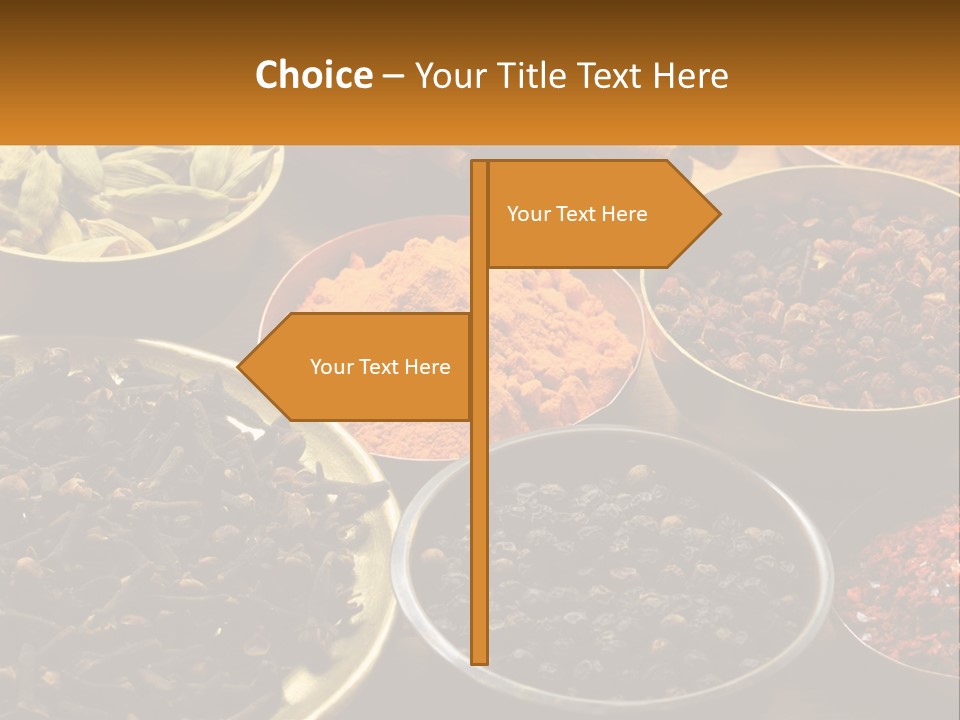 Spice Brass Copper PowerPoint Template