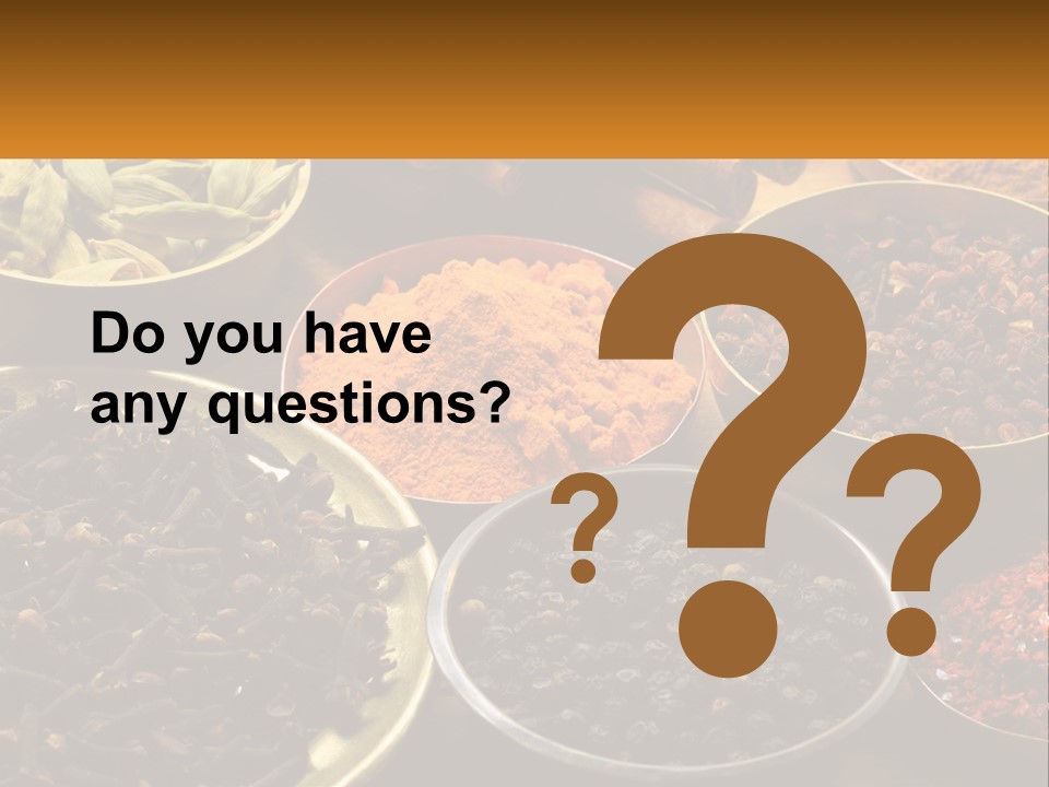 Spice Brass Copper PowerPoint Template