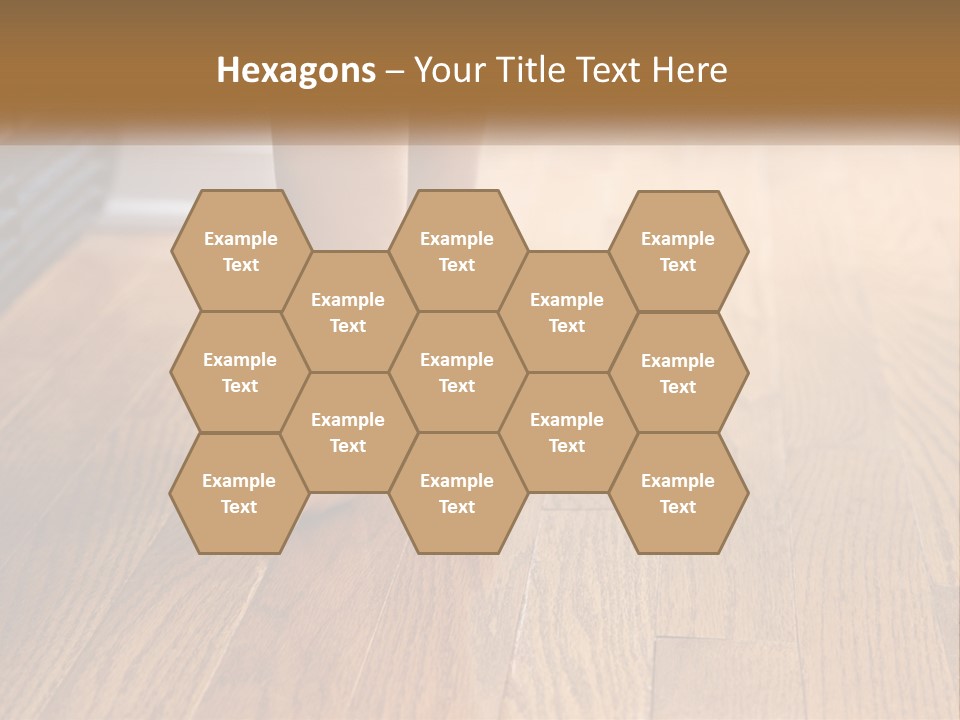 A Person Standing On A Wooden Floor Next To An Orange Object PowerPoint Template