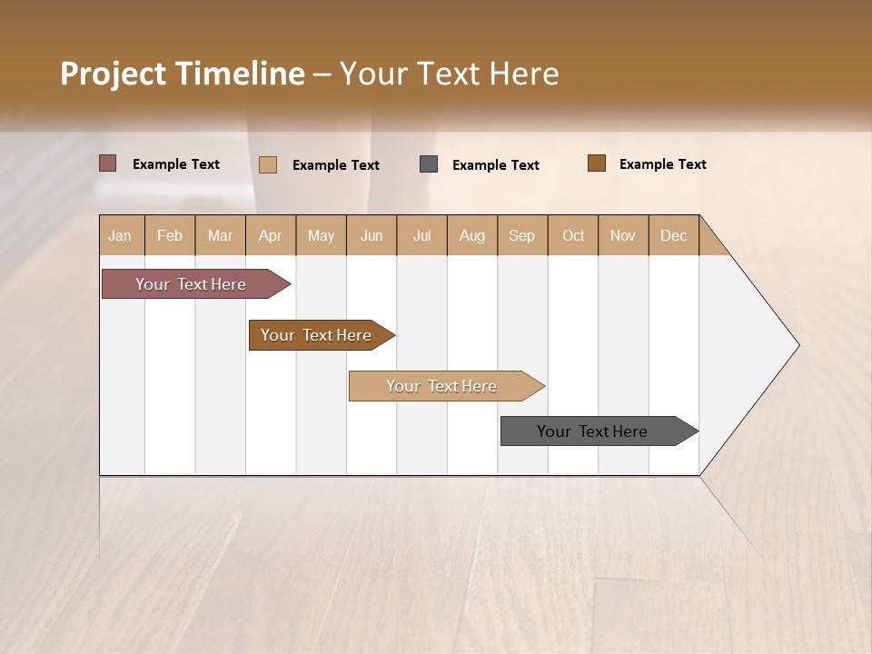 A Person Standing On A Wooden Floor Next To An Orange Object PowerPoint Template