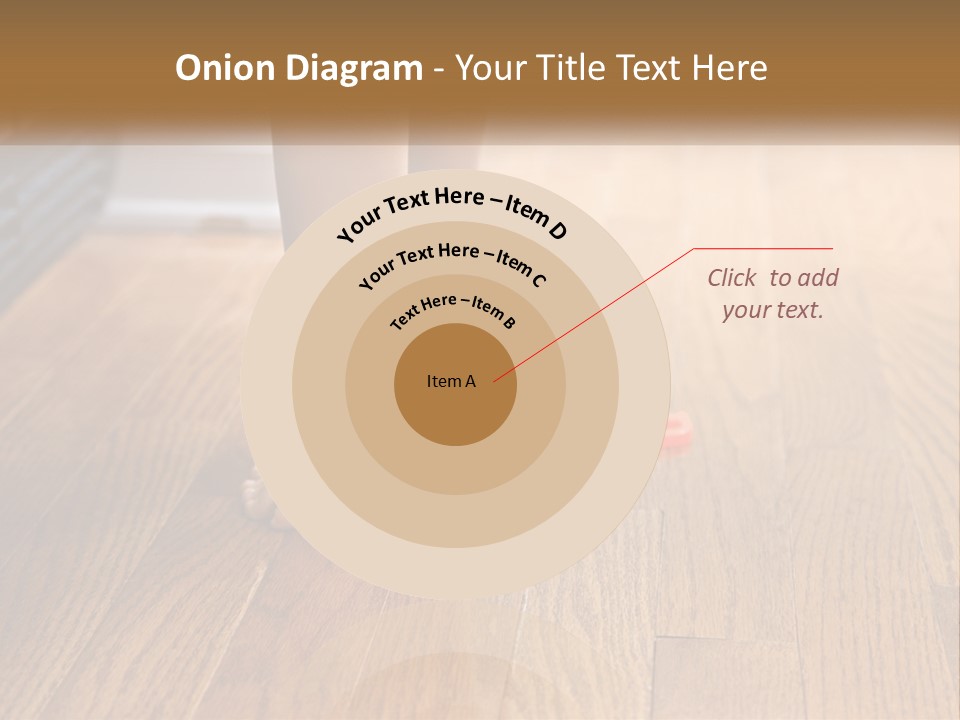 A Person Standing On A Wooden Floor Next To An Orange Object PowerPoint Template