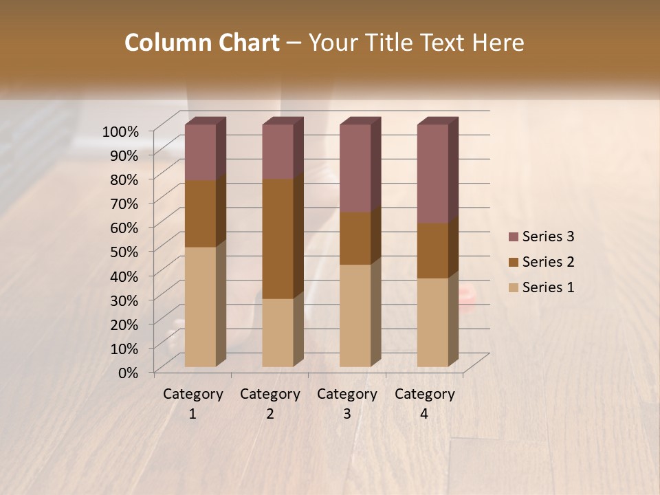 A Person Standing On A Wooden Floor Next To An Orange Object PowerPoint Template