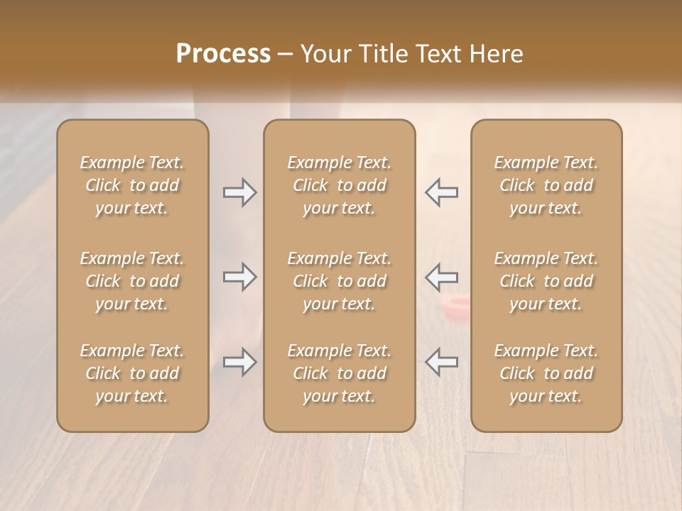 A Person Standing On A Wooden Floor Next To An Orange Object PowerPoint Template