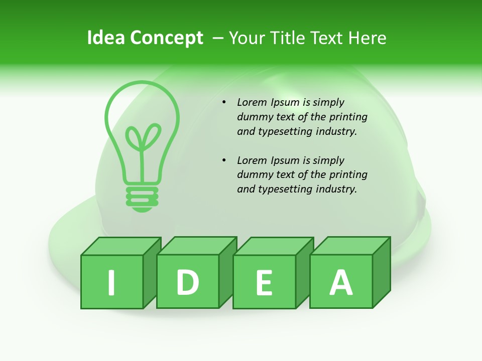 Helmet Head Regulation PowerPoint Template