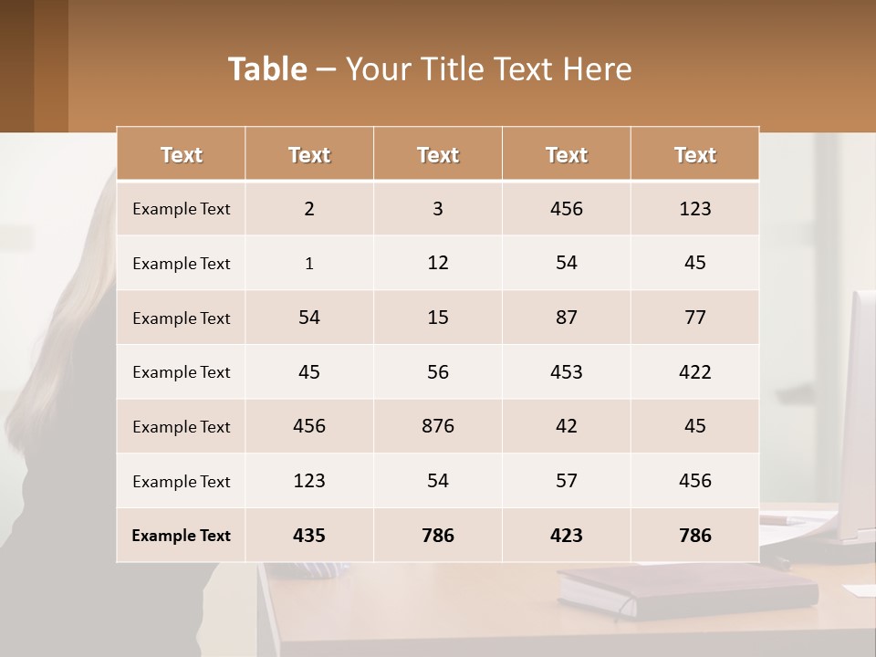 Caucasian Businesspeople Teamwork PowerPoint Template