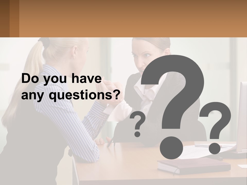 Caucasian Businesspeople Teamwork PowerPoint Template