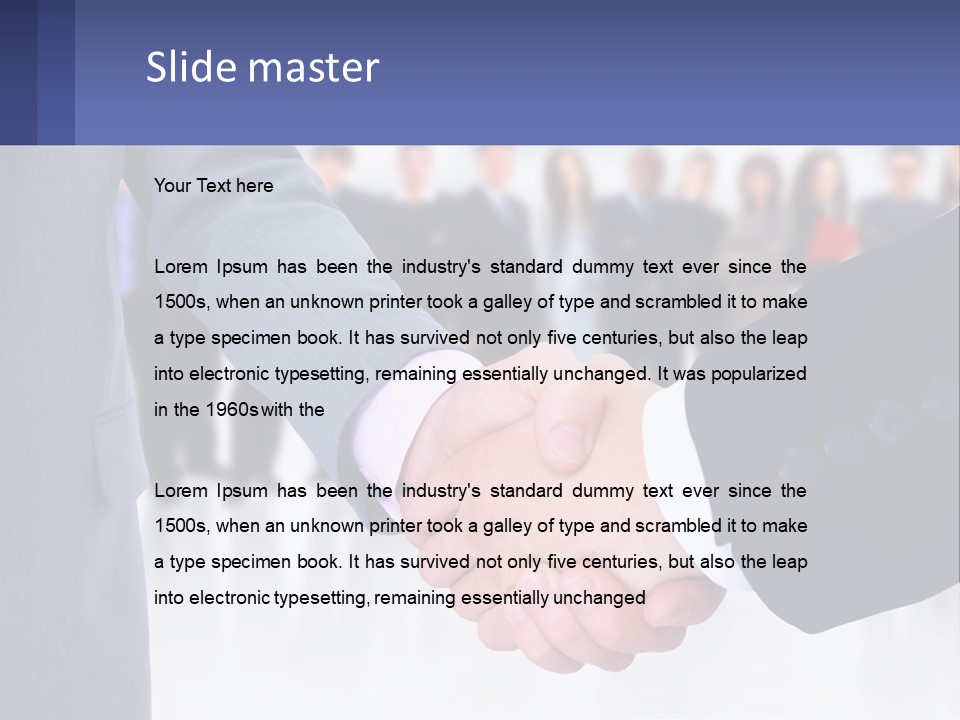 Deal Sales Agree PowerPoint Template