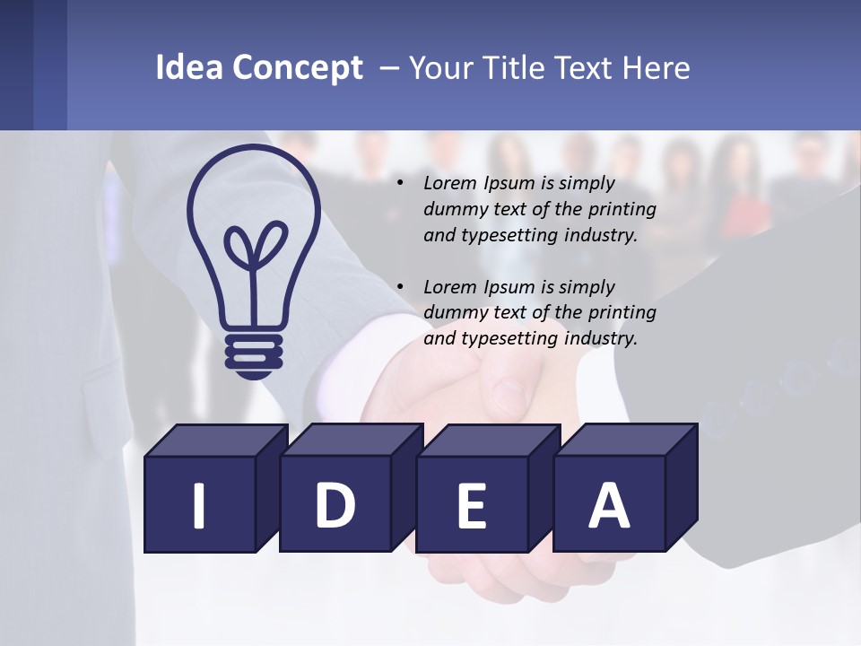Deal Sales Agree PowerPoint Template