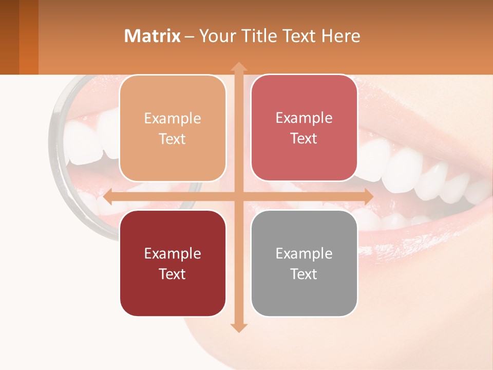Healthy Dentist Female PowerPoint Template