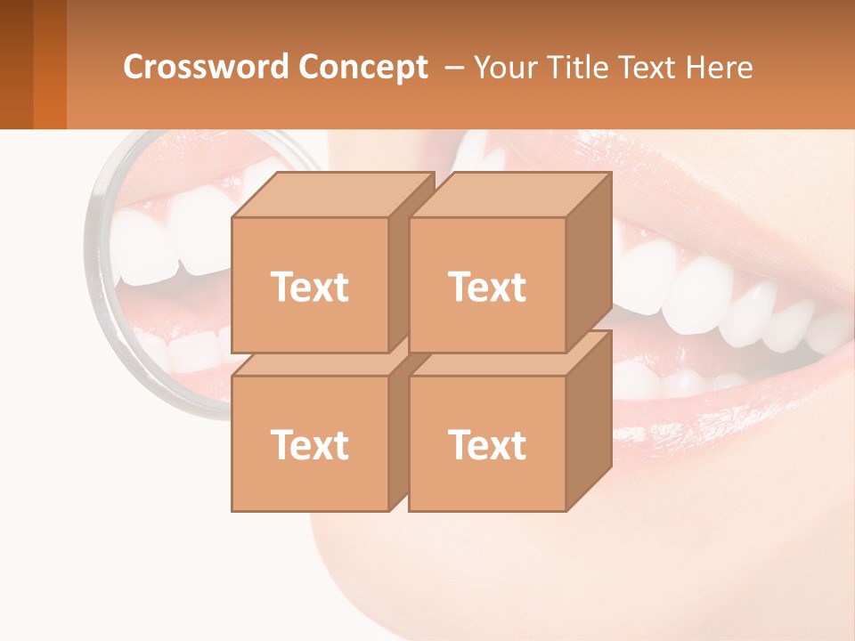 Healthy Dentist Female PowerPoint Template