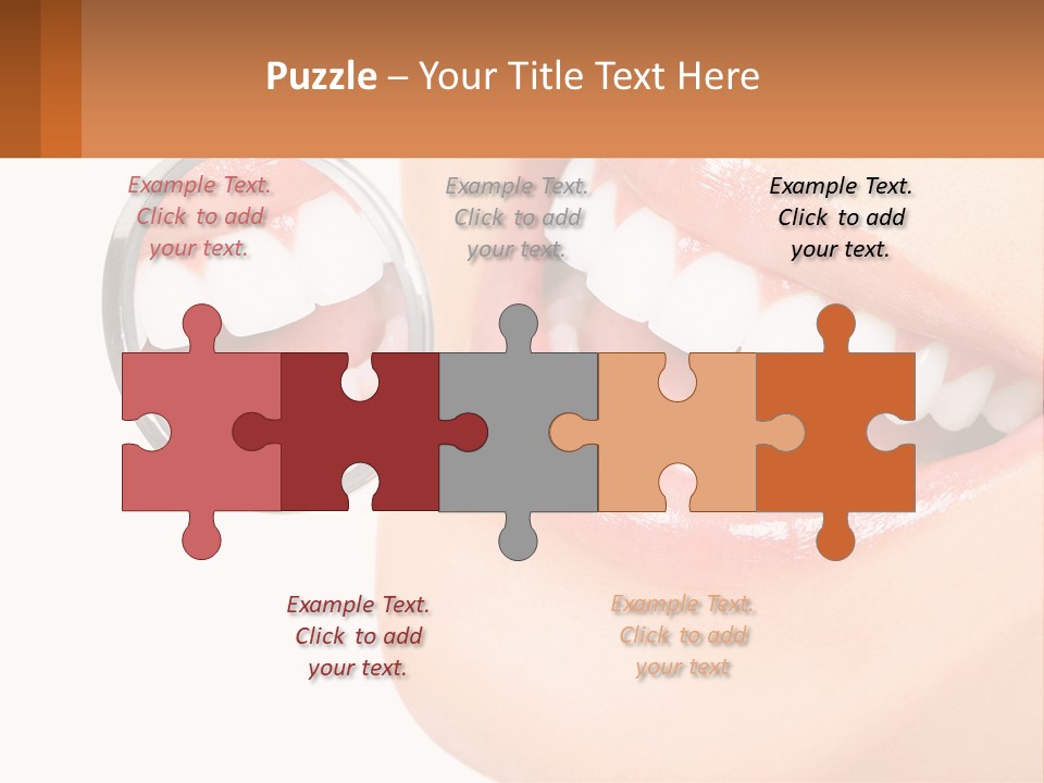 Healthy Dentist Female PowerPoint Template