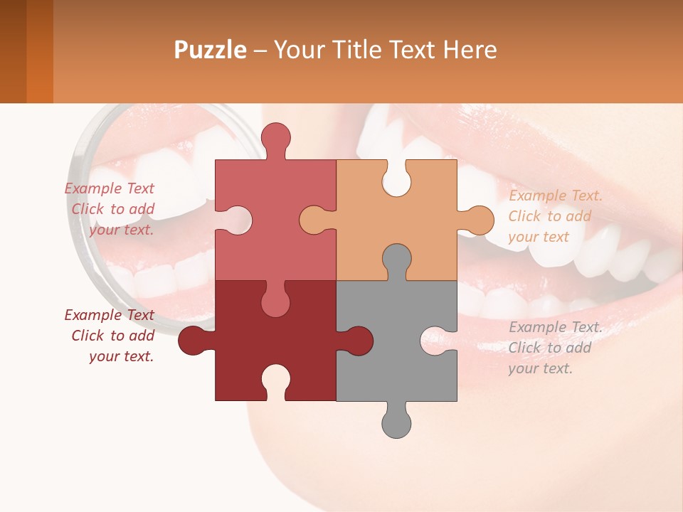 Healthy Dentist Female PowerPoint Template