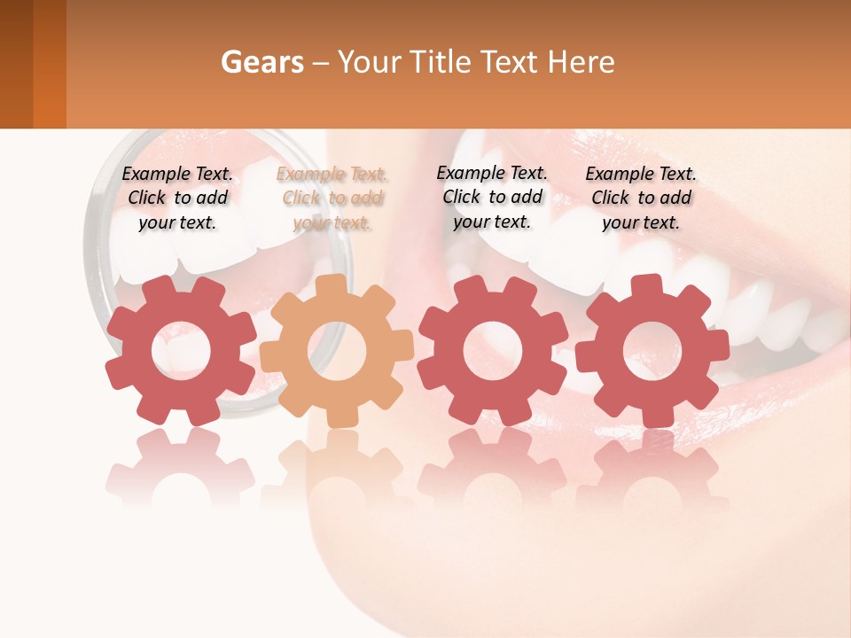 Healthy Dentist Female PowerPoint Template